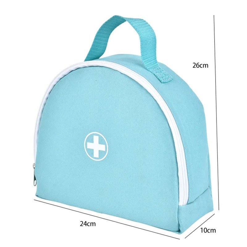 Juego de Juguete de Doctor de Madera con Bolso Juego de Rol de Dentista para Revisar Dientes y Medicamentos