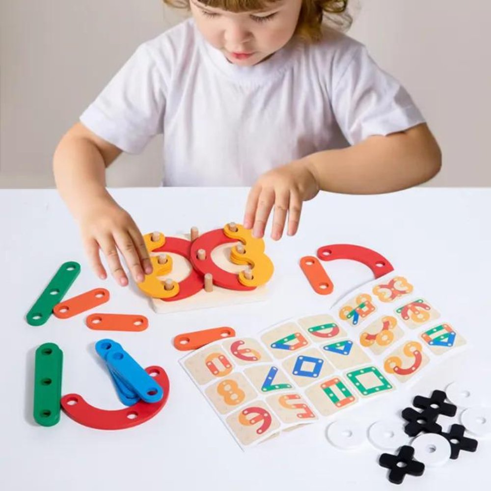 Wooden Hundred Change Collage Educational Board Game for Kids