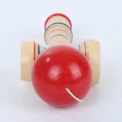 Sonajero de bolas de malabares de madera