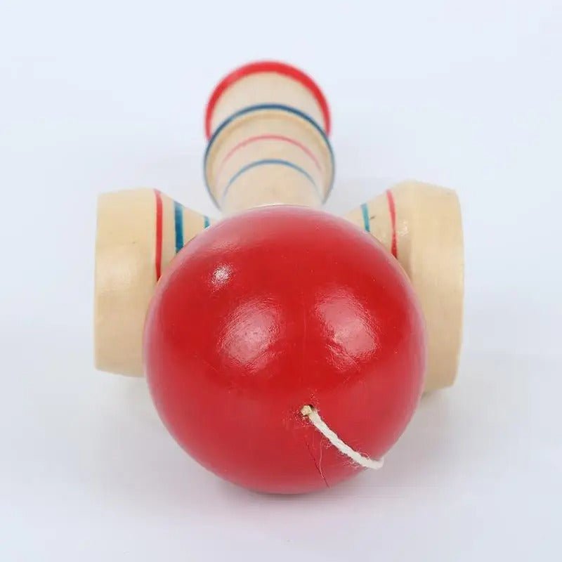 Sonajero de bolas de malabares de madera
