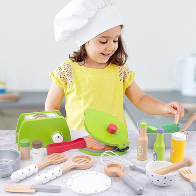 Fidtoy Wooden Kitchen Pretend Play Set