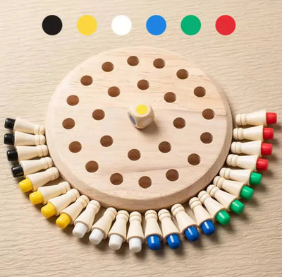 Wooden Memory Match Stick Chess Board Game - Logic Braintease Toys for Boys And Girls special