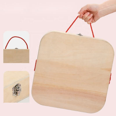 Caja de Herramientas de Madera, Juguetes Educativos STEM Montessori, Juguetes de Aprendizaje de Construcción para Niños de 3+ Años, Set de 53 piezas, Certificado de Seguridad Infantil, Multicolor
