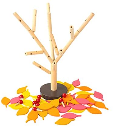 Blocs Montessori Arbres 3D à emboîter - Jouets éducatifs Montessori